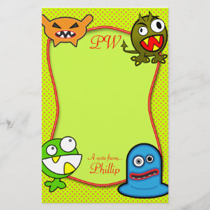 Papelería Monstruos - una nota de… Inmóvil conocido de lo