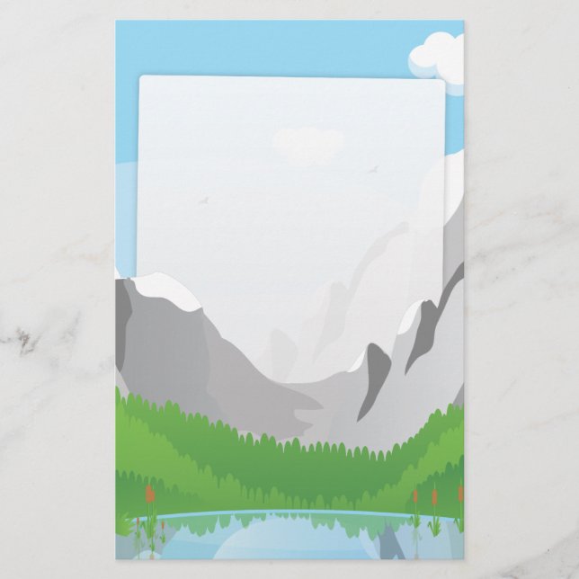 Papelería Montañas (Anverso)