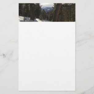 Papelería Montañas Madison en invierno en Montana