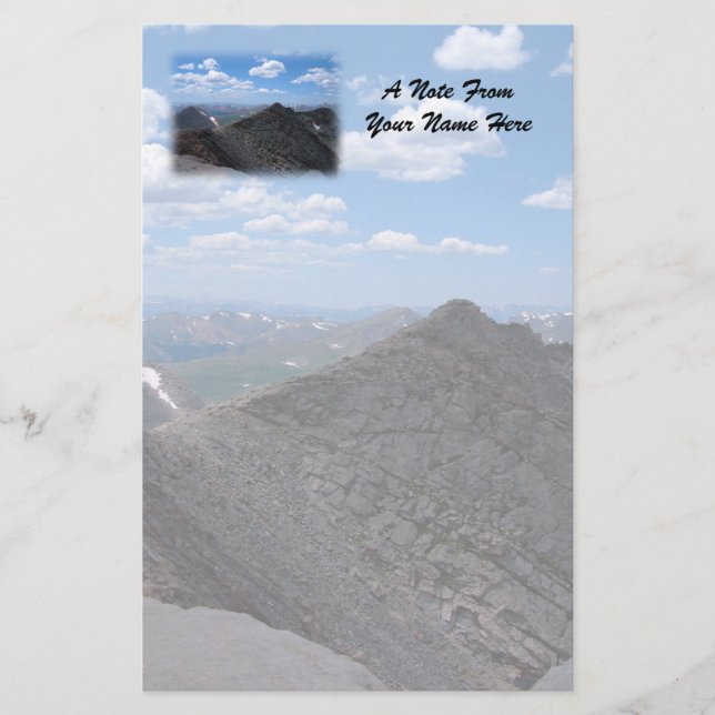 Papelería Montañas Rocosas de Colorado (Anverso)