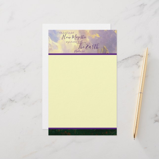 Papelería Montañas rocosas majestuosas (Anverso/Reverso In Situ)