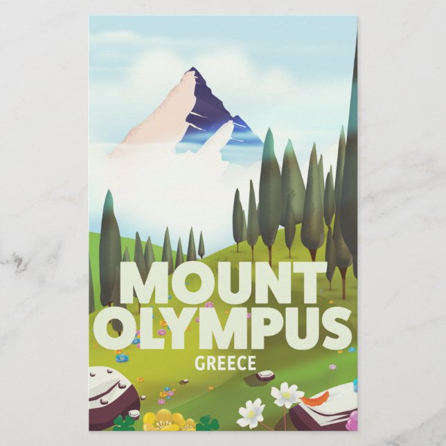 Papelería Monte Olimpo Grecia (Anverso)