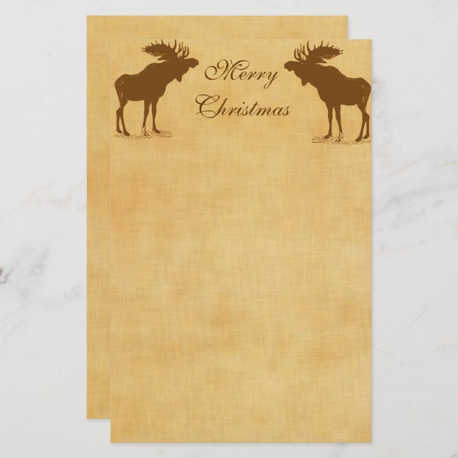 Papelería Moose Navidades (Anverso / Reverso)