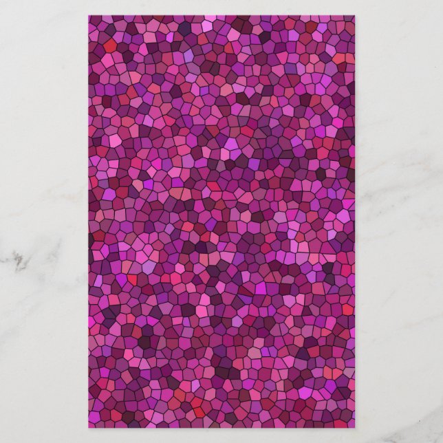 Papelería Mosaic Pink (Anverso)