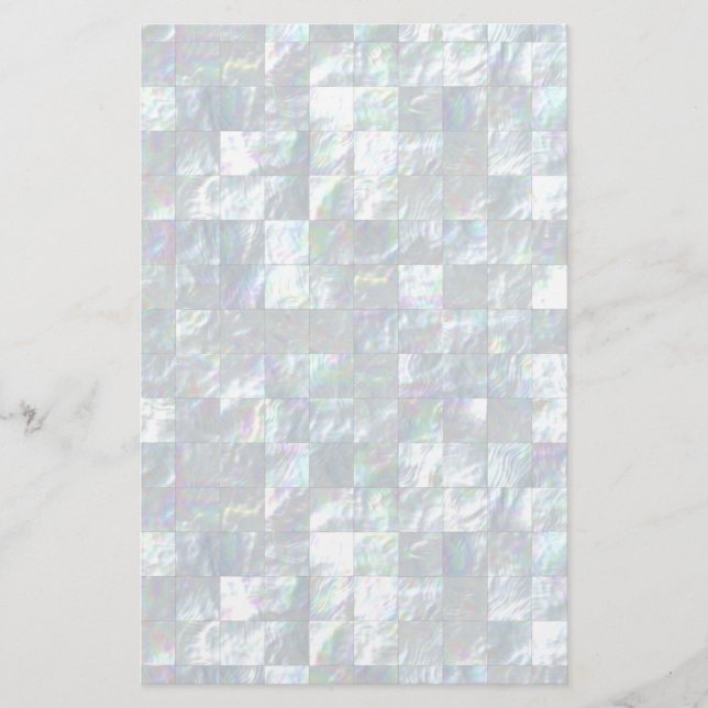 Papelería Mosaico nacarado (Anverso)