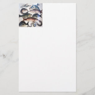 PAPELERÍA MOSAICOS ROMANOS ANTIGUOS, PESCADOS, ESCENA DE VID