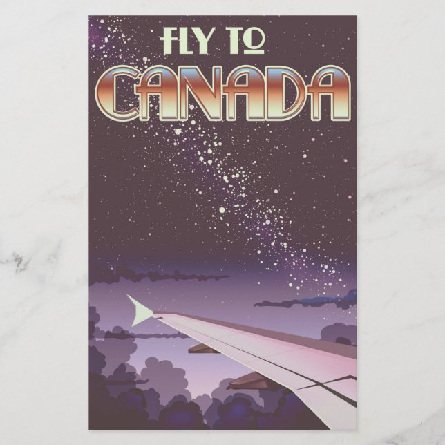 Papelería Mosca a Canadá (Anverso)