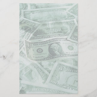 Papelería Mostrando el dinero