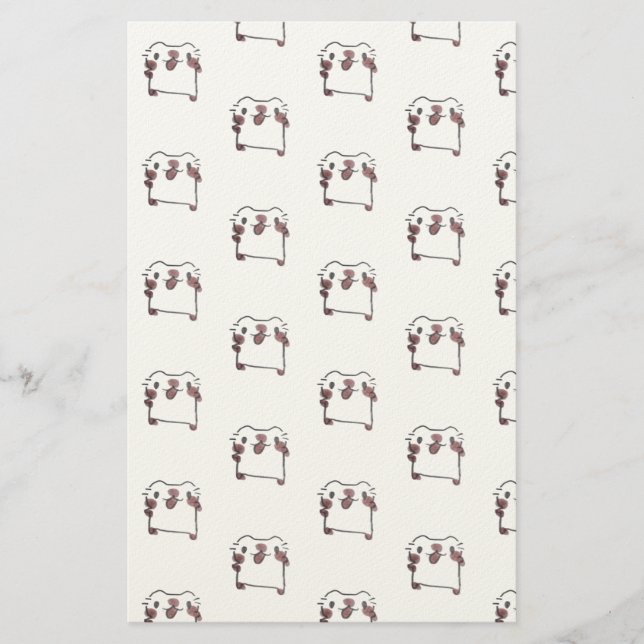 Papelería Muitos gatinhos (Anverso)