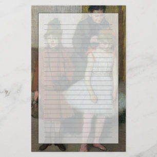 Papelería Mujer de Edgar Degas el con dos niñas