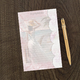 Papelería Mujeres Ocean View Faux Lace