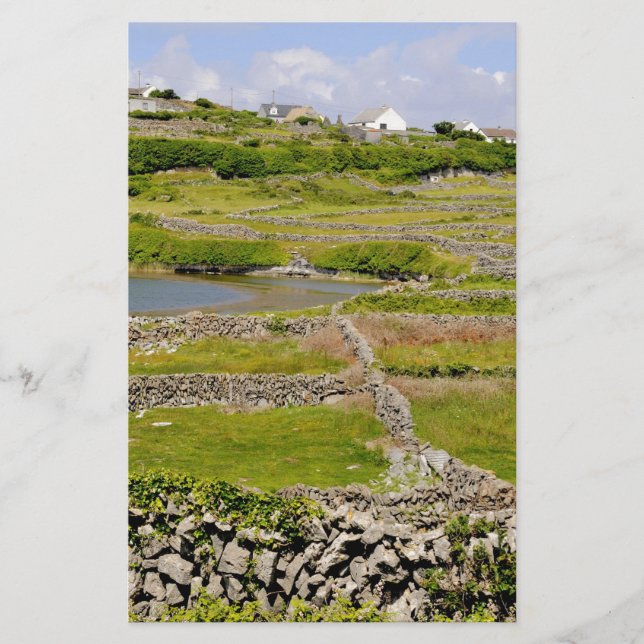 Papelería Muros de piedra de Irlanda (Anverso)