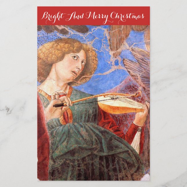 PAPELERÍA MÚSICA HACIENDO NAVIDADES ANGEL E INSTRUMENTO DE C (Anverso)