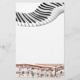 Papelería Música Instrumentos Teclado Piano Notas Arte