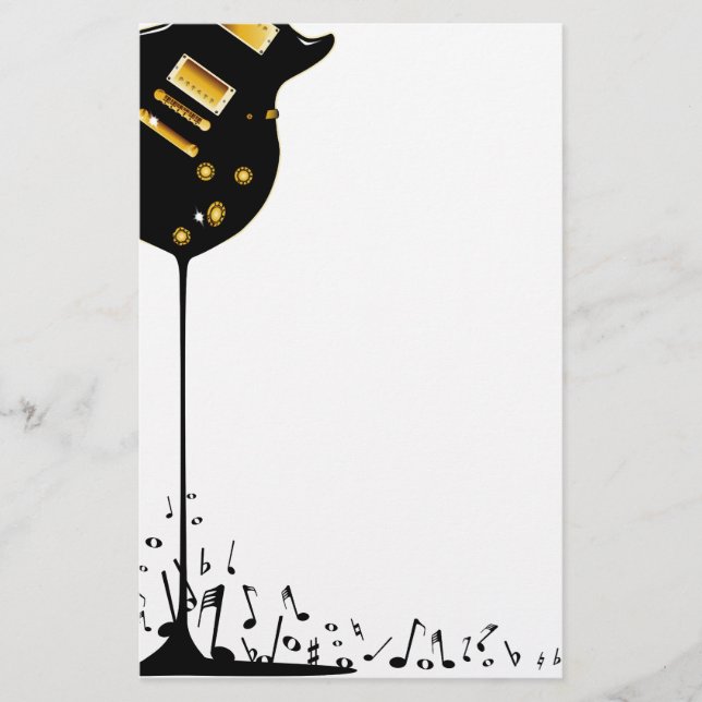 Papelería Música que fluye (Anverso)