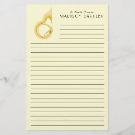 Papelería Músico de música de banda de música de Sousaphone 