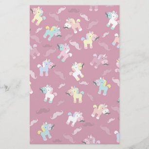 Papelería Mustachio Unicornio