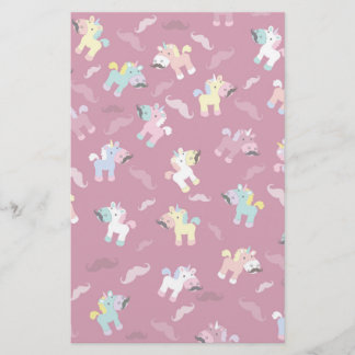 Papelería Mustachio Unicornio