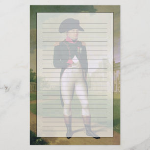 Papelería Napoleon I delante del castillo francés de