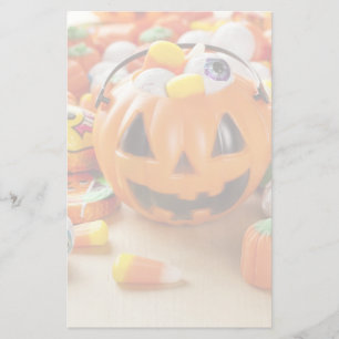 Papelería Naranja espeluznante Halloween Candy