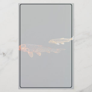 Papelería Naranja Koi y Gold Koi