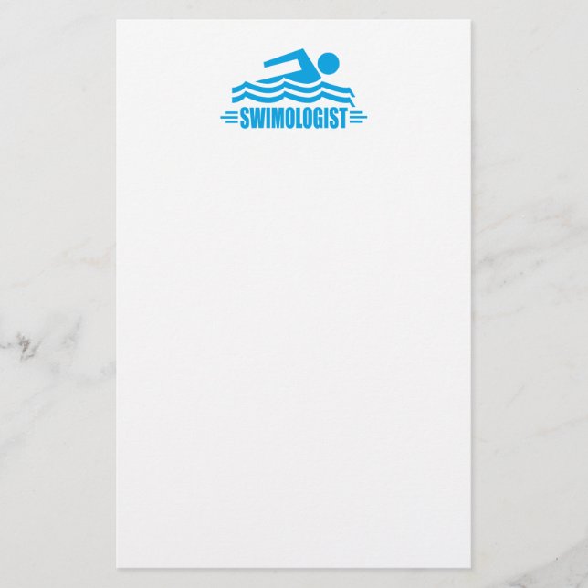 Papelería Natación divertida (Anverso)