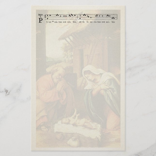 Papelería Natividad navidad Cant Stationery (Anverso)