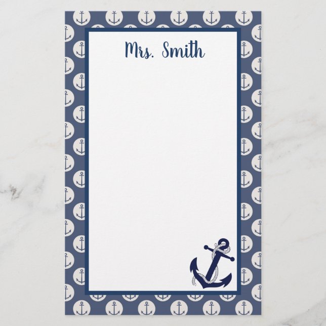 Papelería Náutico (Anverso)