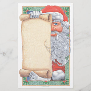 Papelería Navidad de Papá Noel inmóvil