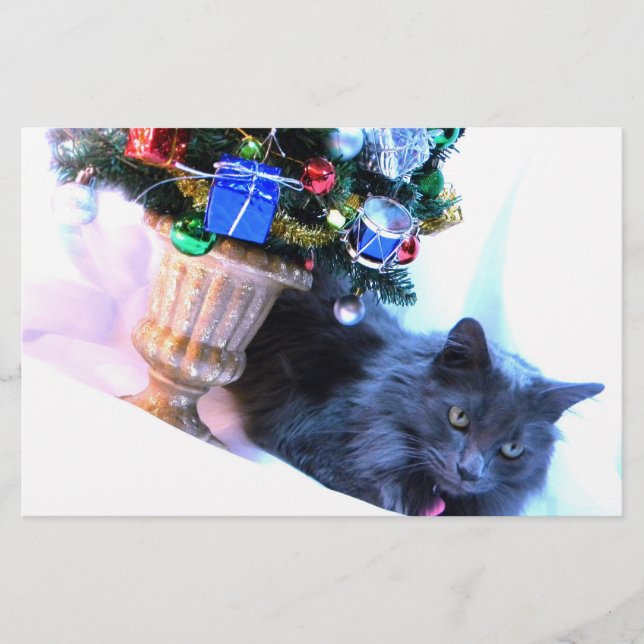 Papelería Navidad gris (Anverso)