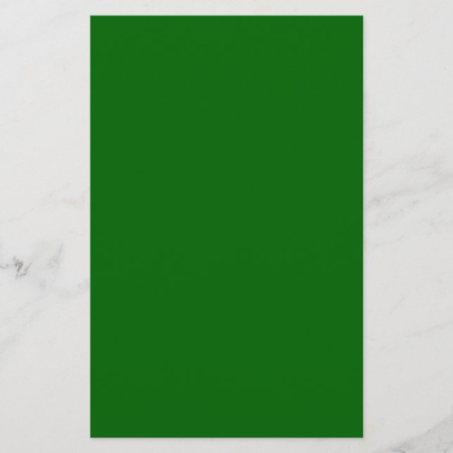 Papelería Navidades Color sólido verde (Anverso)