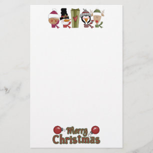 Papelería Navidades Critters Stationery