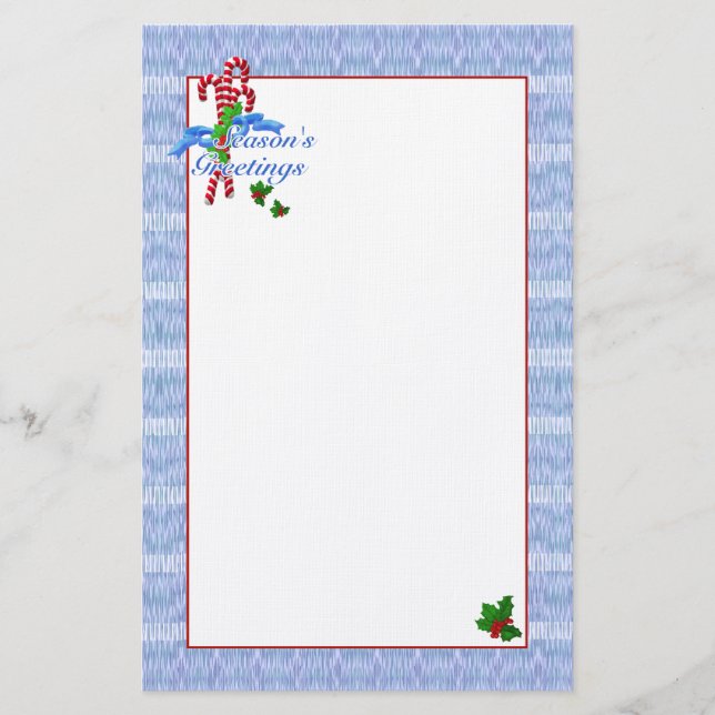 Papelería Navidades de Candy Cane Surprise (Anverso)