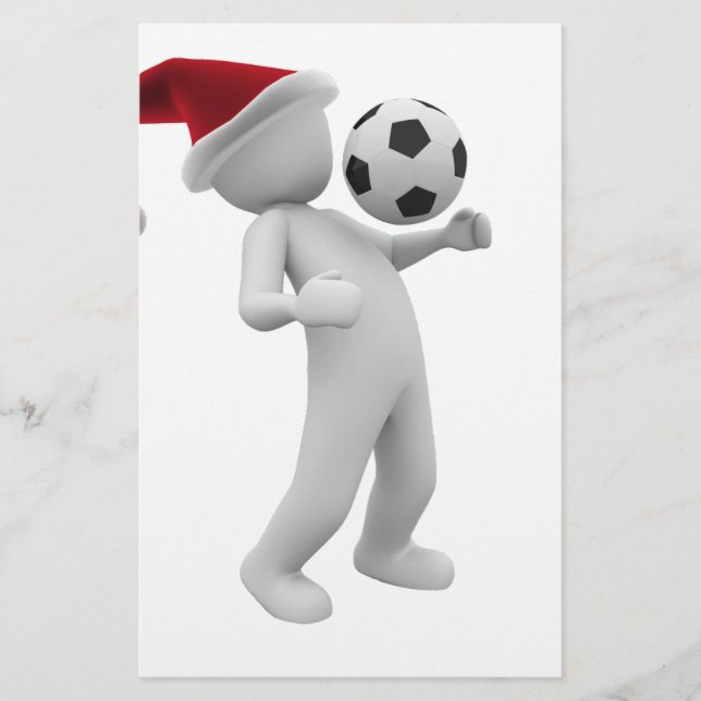 Papelería navidades de fútbol (Anverso)