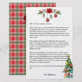 Papelería Navidades de país Boletín de familia Añadir texto