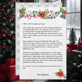 Papelería Navidades de país Boletín de texto de la familia