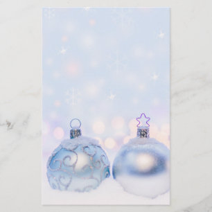 Papelería Navidades de plata festividad golpean la nieve