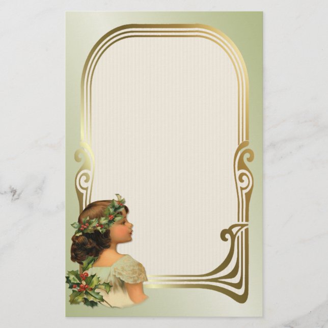 Papelería Navidades Holly Chica (Anverso)