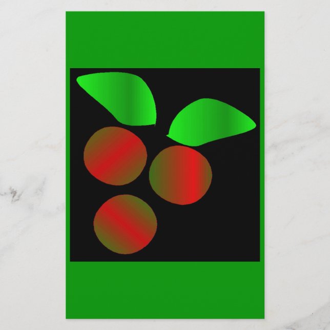 Papelería Navidades Holly I (Anverso)