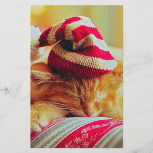 Papelería Navidades Kitten (Anverso)
