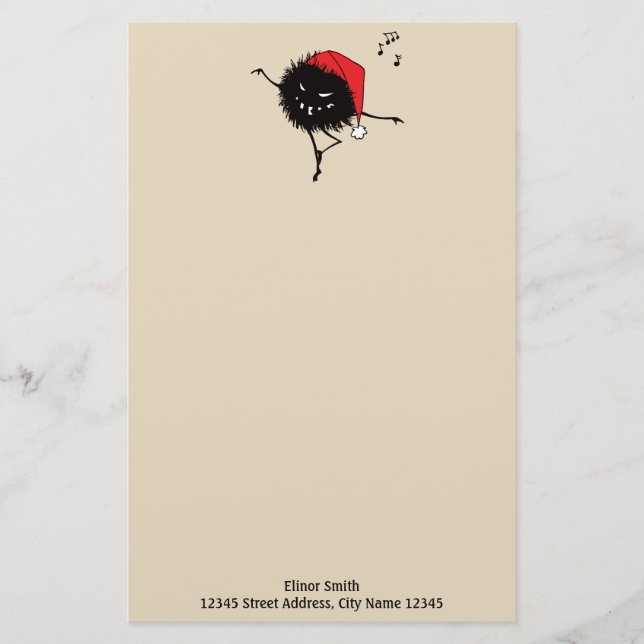 Papelería Navidades Malvados Cantan Y Bailan (Anverso)