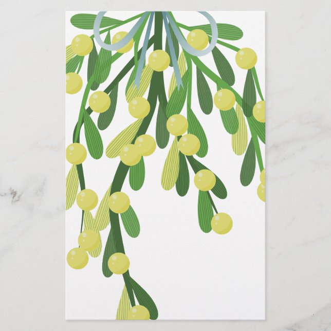 Papelería navidades mistletoe (Anverso)