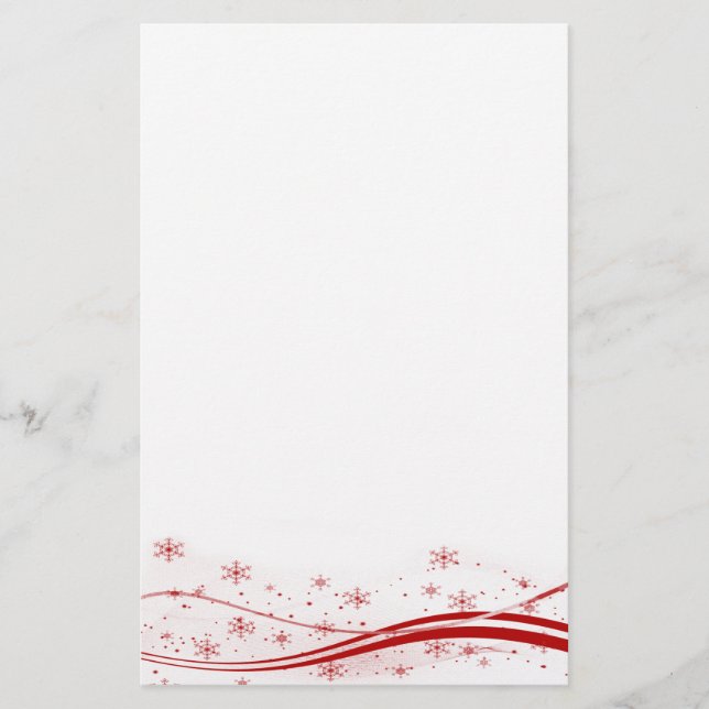 Papelería Navidades Red Snowy (Anverso)