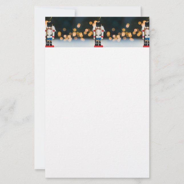 Papelería Navidades SlipperyOrnamento figurio nutcracker de  (Anverso)