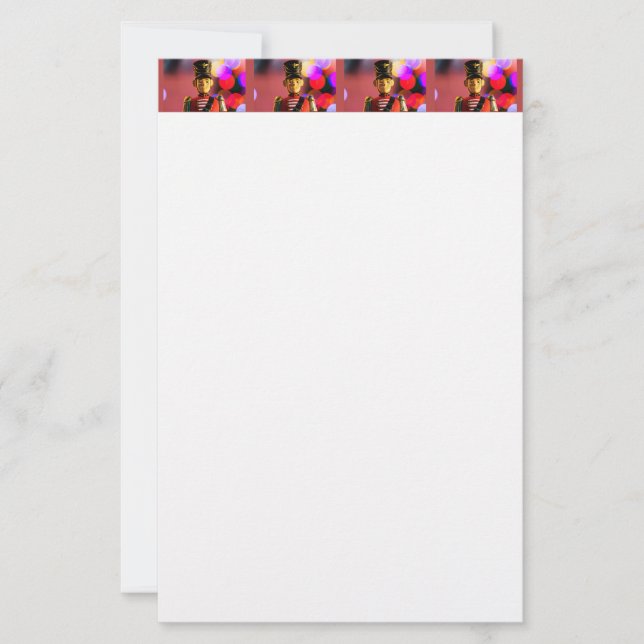 Papelería Navidades soldado de juguete figurine SlipperyJoe  (Anverso)