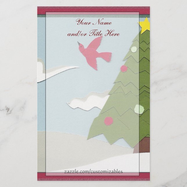 Papelería Navidades Stationery (Anverso)
