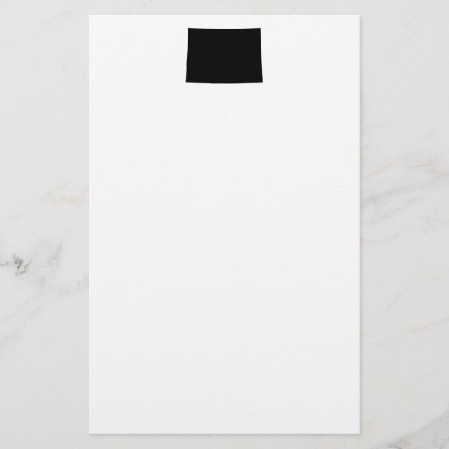Papelería Negro y Blanco Colorado (Anverso)