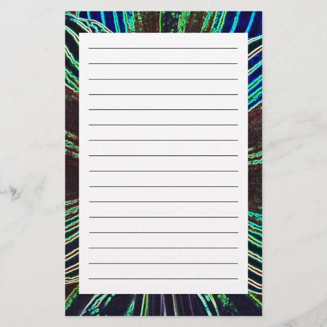 Papelería Neon Amaryllis (Anverso)