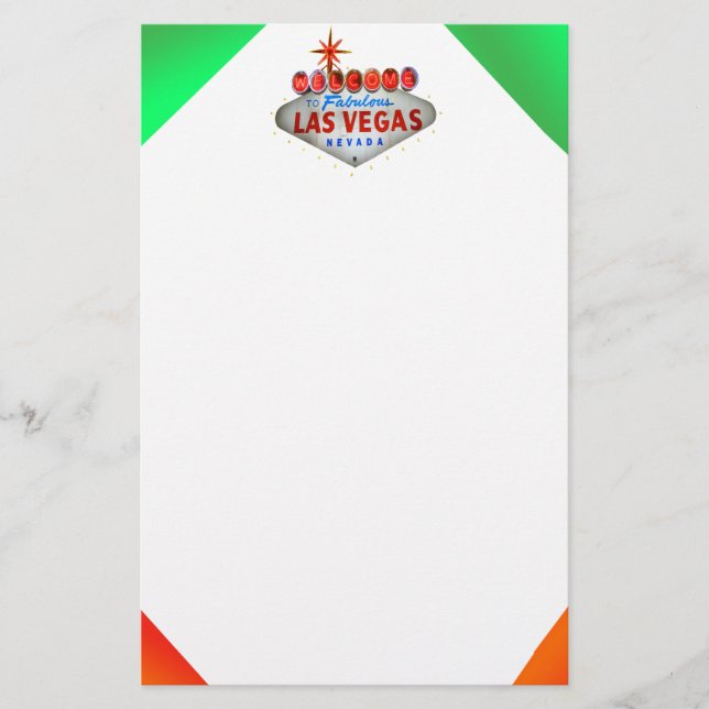 Papelería Neon Vegas Stationery (Anverso)