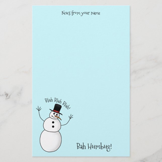 Papelería Nevador extremadamente grosero (Anverso)